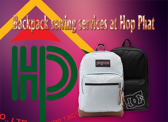 Backpack sewing services at Hop Phat