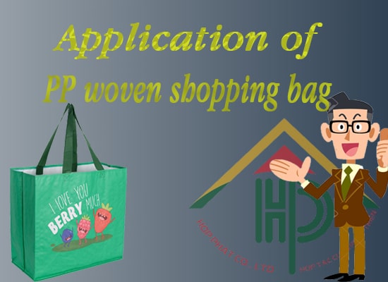 application of PP woven shopping bag
