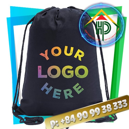 Drawstring Backpack With Logo