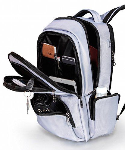 compartments of backpack
