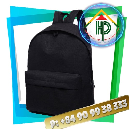 School Backpack Black