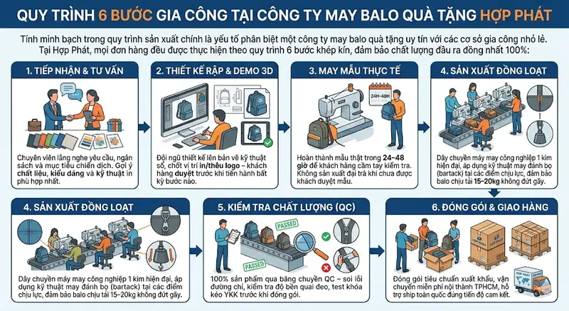 Công Ty May Balo Quà Tặng Uy Tín, In Logo Chuyên Nghiệp Dành Cho Doanh Nghiệp