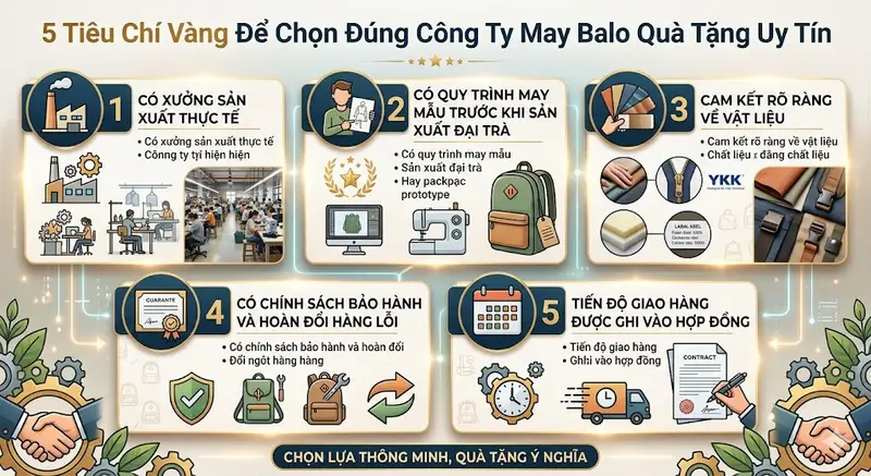 Công Ty May Balo Quà Tặng Uy Tín, In Logo Chuyên Nghiệp Dành Cho Doanh Nghiệp