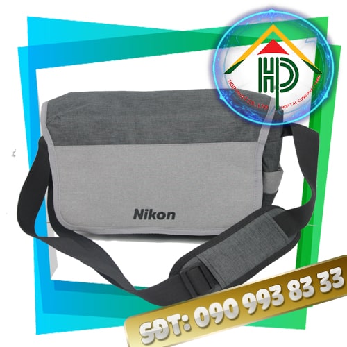 Túi đựng máy ảnh Nikon màu xám