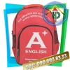 Balo anh ngữ A+ English mặt trước