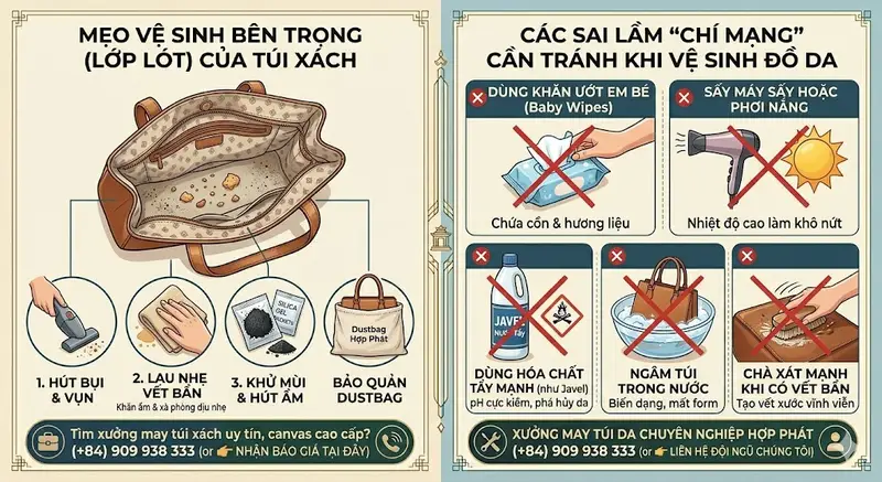Hướng Dẫn Cách Vệ Sinh Túi Xách Da Sạch Bóng Như Mới Tại Nhà Hướng Dẫn Cách Vệ Sinh Túi Xách Da Sạch Bóng Như Mới Tại Nhà
