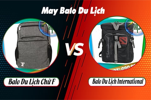 so sánh balo du lịch chữ F và balo du lịch international