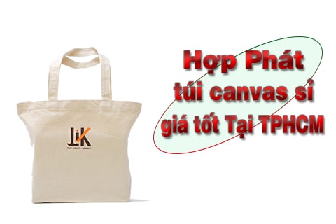 hợp phát may túi canvas giá sỉ