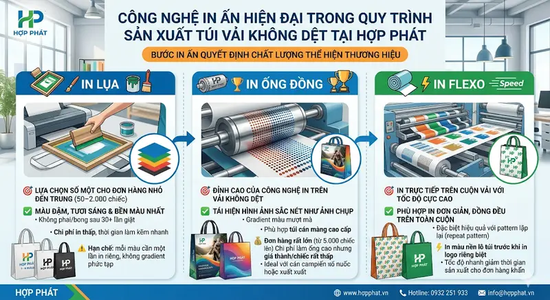 Quy Trình Sản Xuất Túi Vải Không Dệt Tiêu Chuẩn Quốc Tế Tại Hợp Phát 🏭 Quy Trình Sản Xuất Túi Vải Không Dệt Tiêu Chuẩn Quốc Tế Tại Hợp Phát 🏭