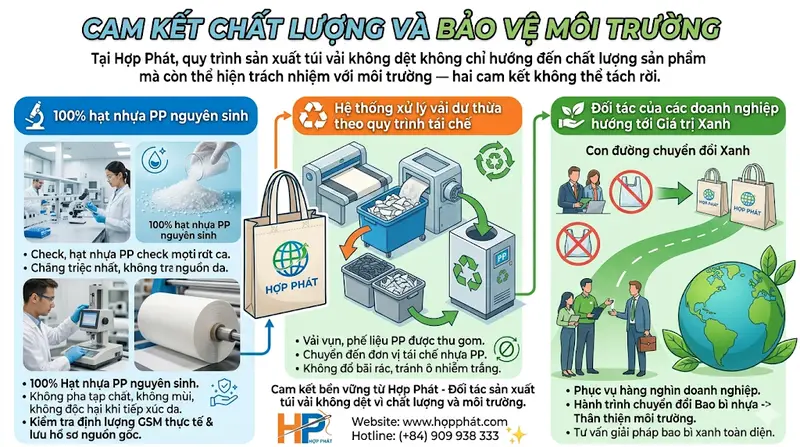 Quy Trình Sản Xuất Túi Vải Không Dệt Tiêu Chuẩn Quốc Tế Tại Hợp Phát 🏭 Quy Trình Sản Xuất Túi Vải Không Dệt Tiêu Chuẩn Quốc Tế Tại Hợp Phát 🏭
