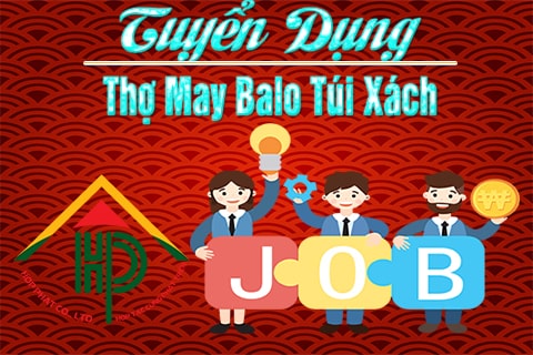 tuyển thợ may balo túi xách