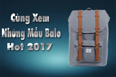 những mâu balo hot 2017