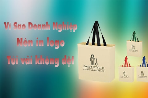 vì sao doanh nghiệp nên in logo túi vải không dệt