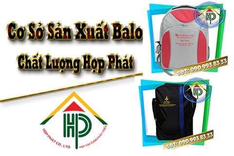 cơ sở sản xuất balo tphcm