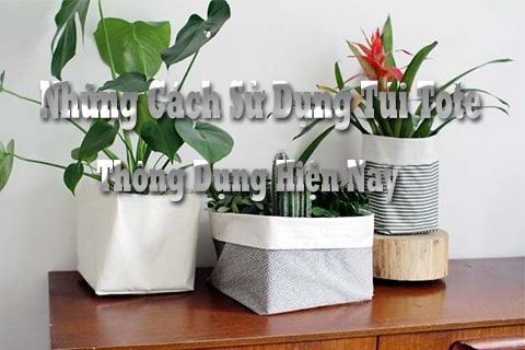 túi tote và 6 cách sử dụng phổ biến hiện nay