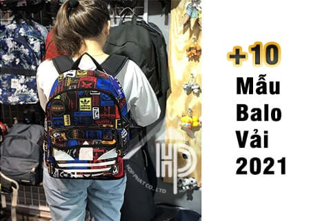 top 10 mẫu balo vải đẹp 2021