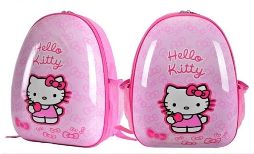 Mẫu balo Hello Kitty dành cho bé gái hình quả trứng