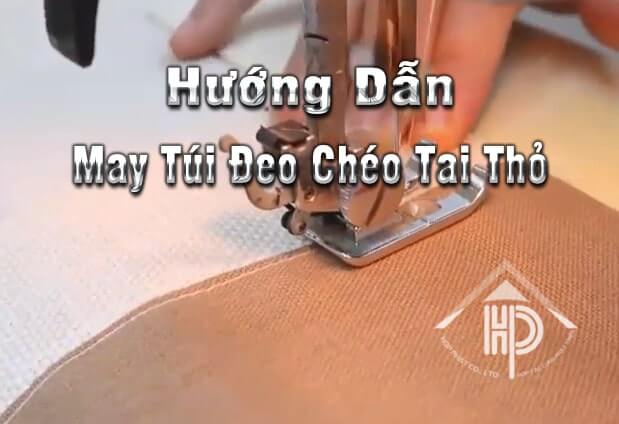 Hướng dẫn may túi đeo chéo tai thỏ