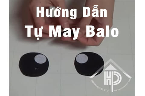 hướng dẫn tự may balo hình gấu trúc