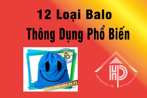 12 loại balo thông dung phổ biến hiện nay