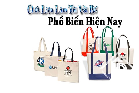 4 chất liệu làm túi vải bố phổ biến