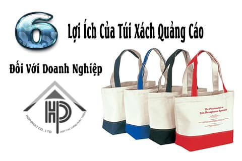 6 lợi ích của túi xách quảng cáo đối với doanh nghiệp