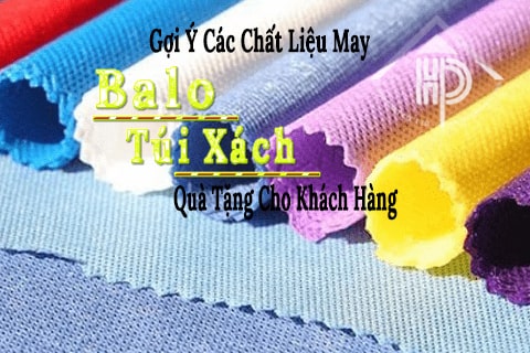 chất liệu may balo , túi xách quà tặng