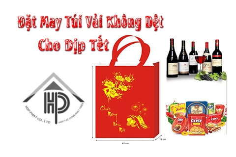 đặt may túi vải không dệt cho dịp tết ý nghĩa