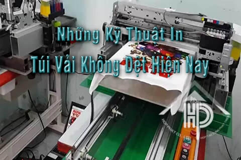 Những kỹ thuật in túi vải hiện nay