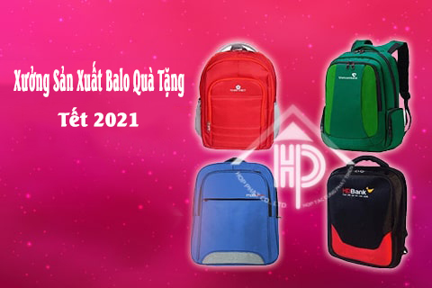 xưởng sản xuất balo quà tặng tết 2021