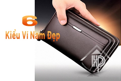 6 kiểu ví cầm tay nam đẹp