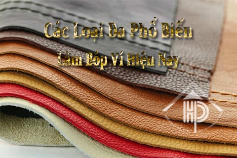 các loại da làm bóp ví hiện nay