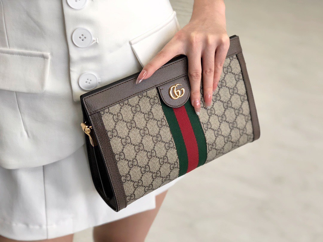 Ví cầm tay thời trang cao cấp Gucci Ophidia