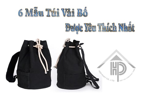 6 mẫu túi vải bố được yêu thích