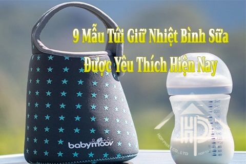 9 mẫu túi giữ nhiệt bình sữa được yêu thích