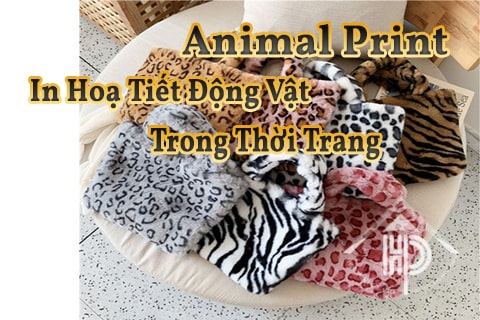 animal print in họa tiết động vật trong thời trang