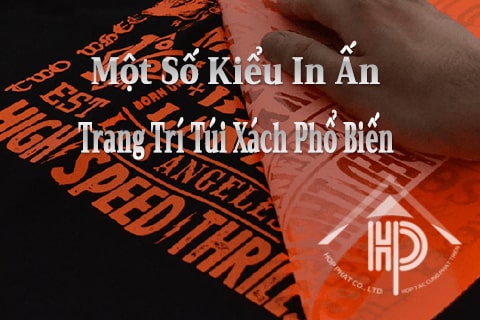 các kiểu in ấn trang trí phổ biến