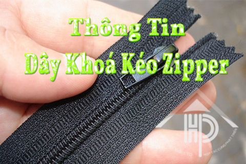 dây khóa kéo zipper