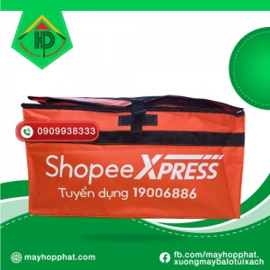 Túi giao hàng đôi Shopee mặt bên