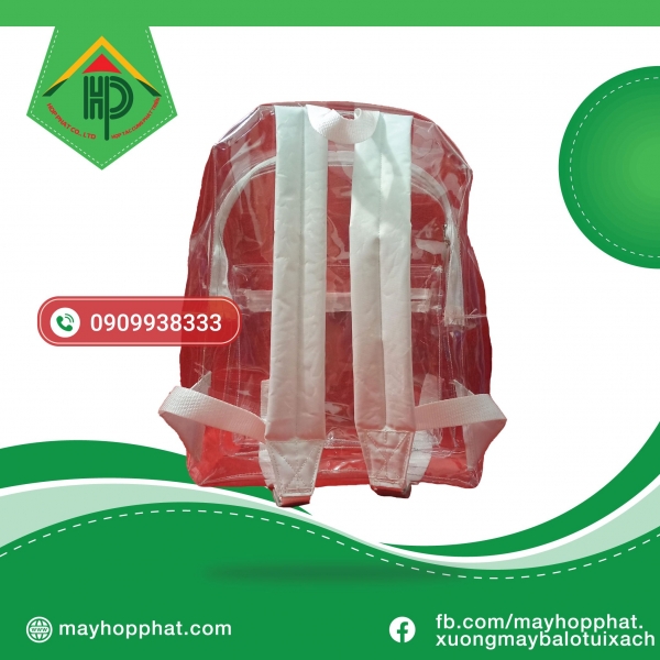 Balo Học Sinh Nhựa Trong PVC