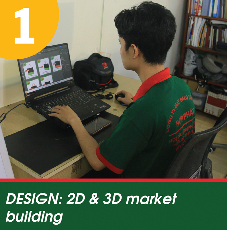 DESIGN 2D-3D market building