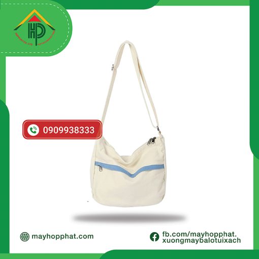 Front Canvas Crossbody Bag