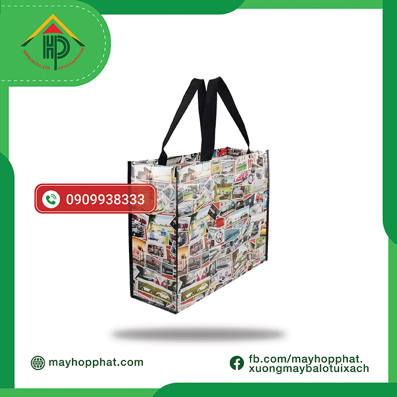 Left Custom Polypropylene Bags