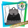 Front Drawstring Backpack With Flap