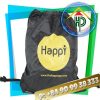 Front Happy Drawstring Backpack