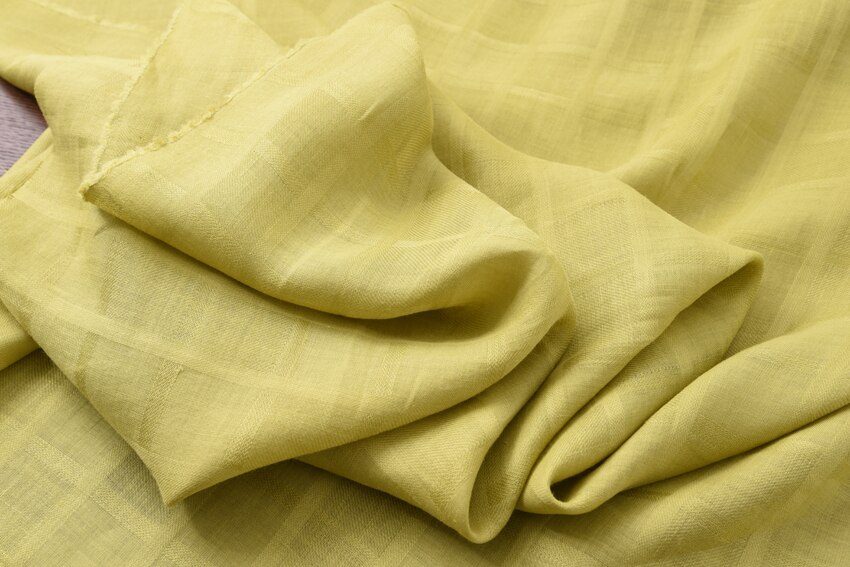 Linen is one of the wrinkle fabrics