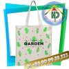 Front Tropical Garden Canvas Bag