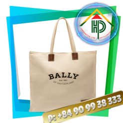 Front bally canvas bag