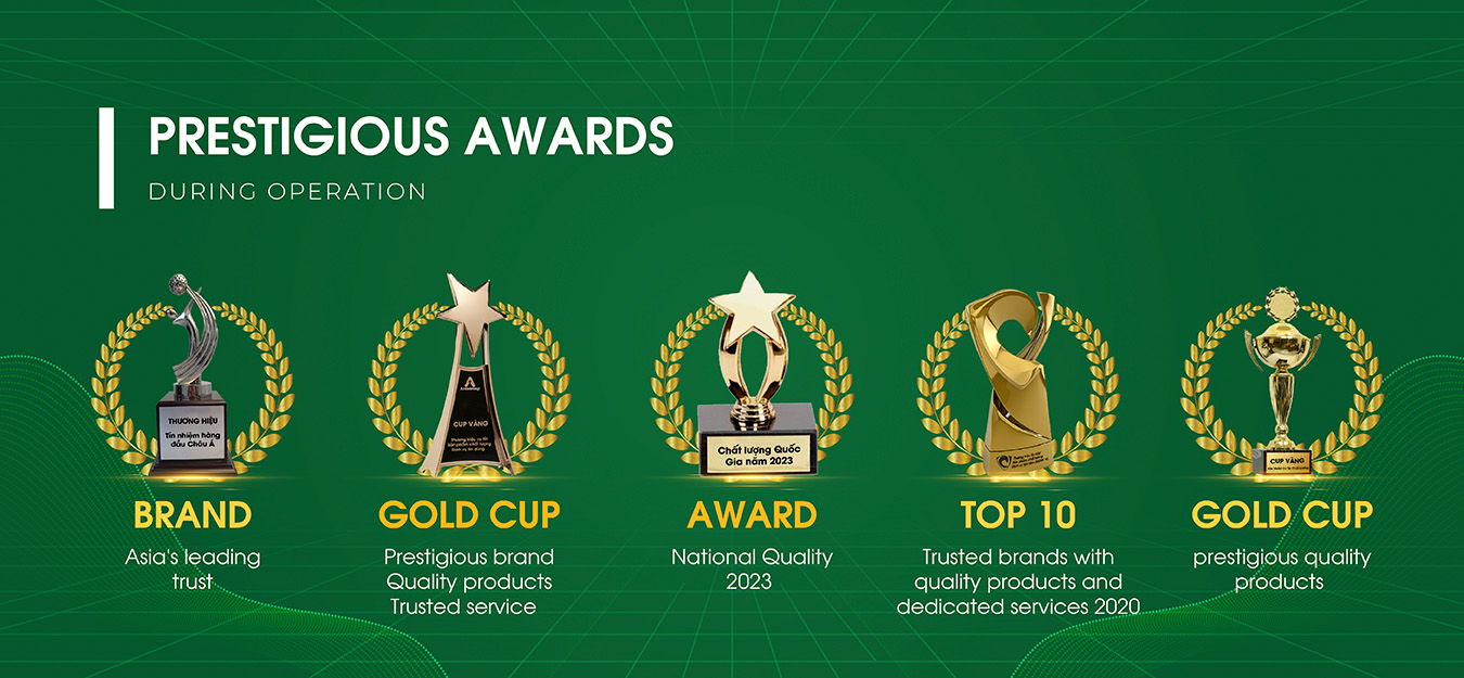 PRESTIGIOUS AWARDS DURING OPERATION