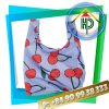 Front cherry shopping bag